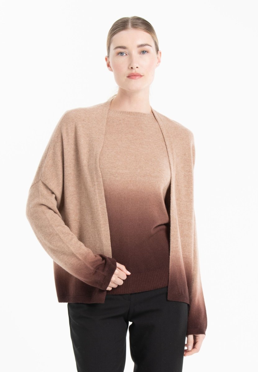 Camel / Brown Cashmere Cardigan – Cozy & Versatile