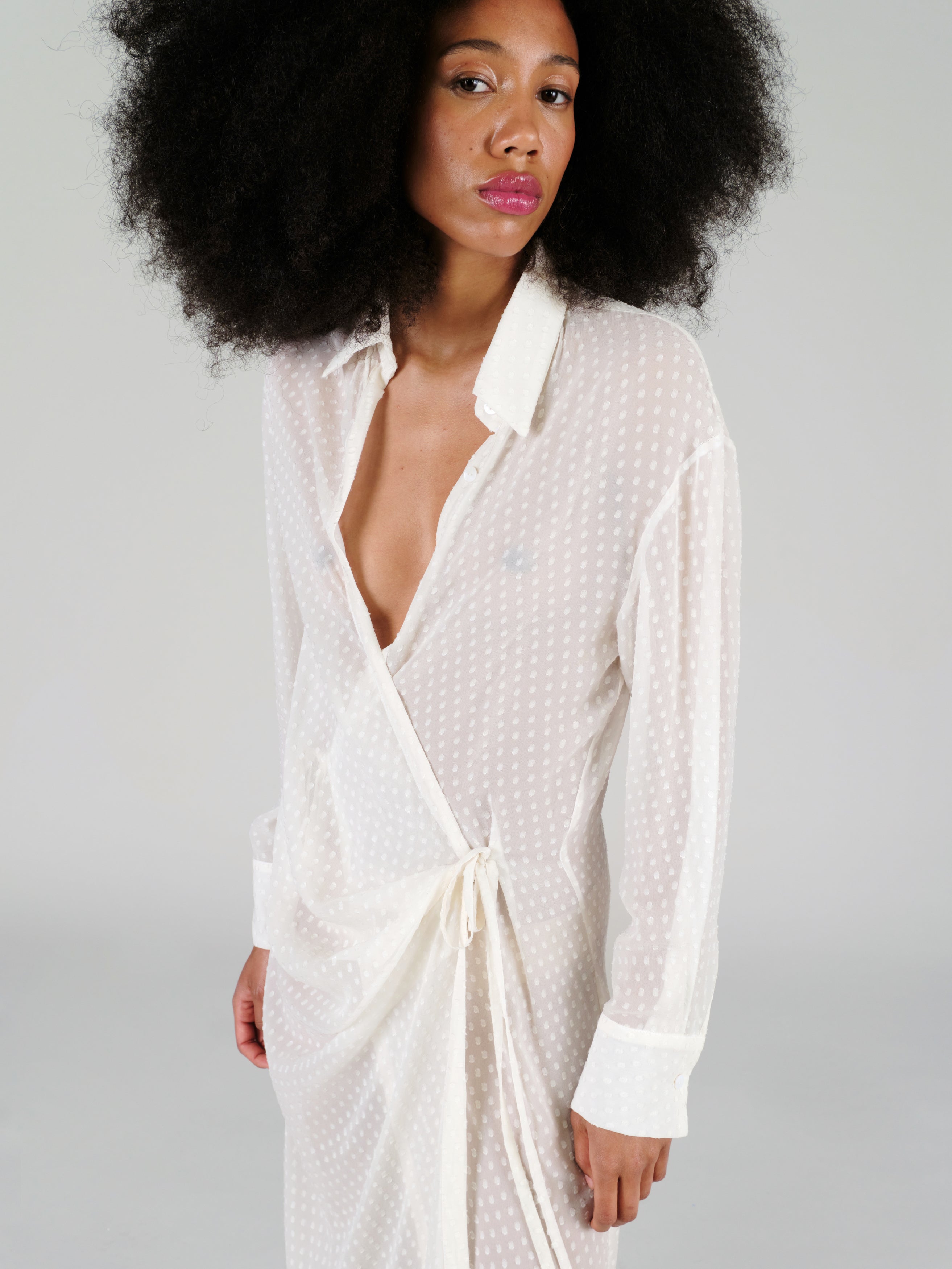 Pixie Dress Lucent White