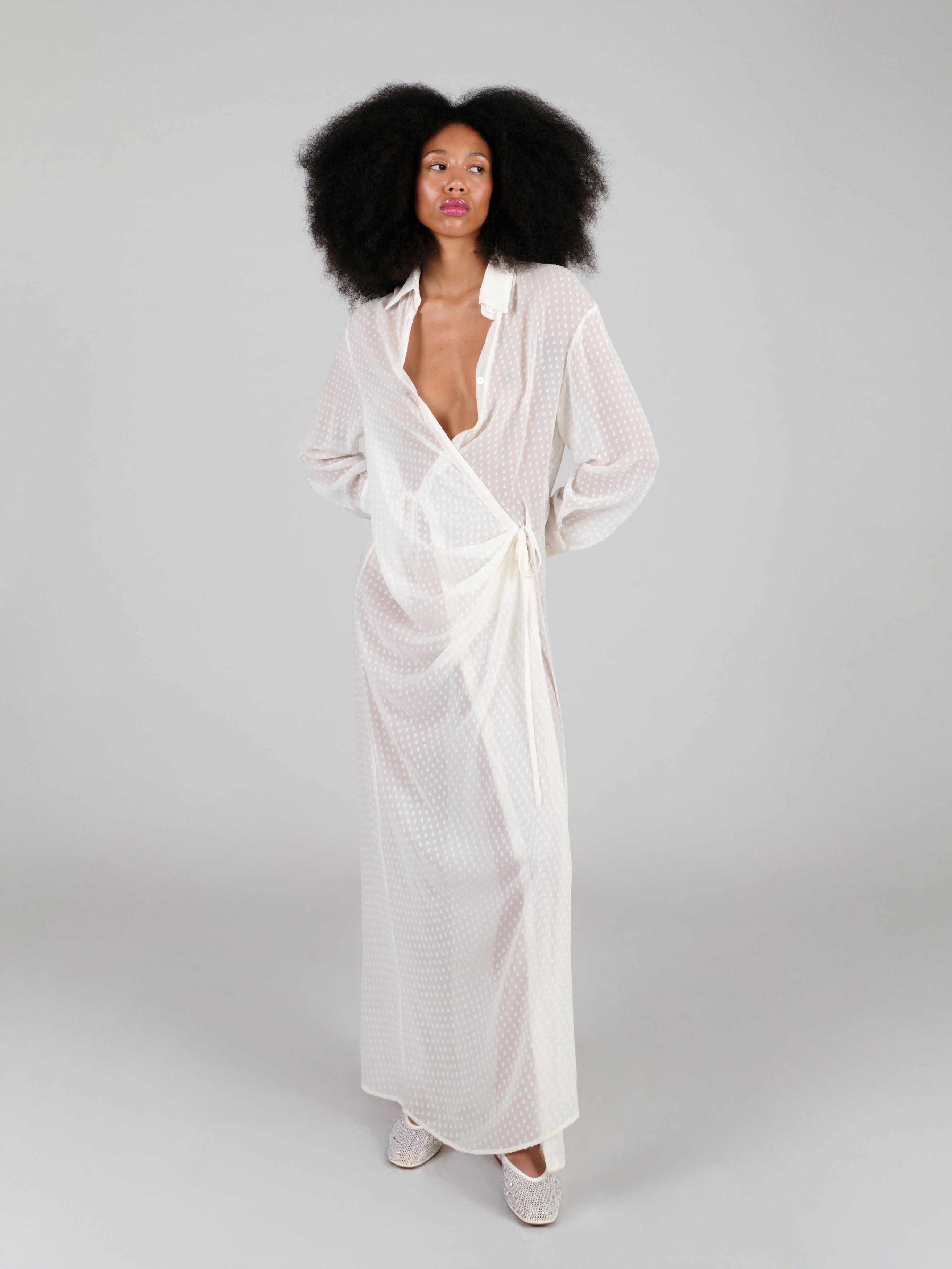 Pixie Dress Lucent White