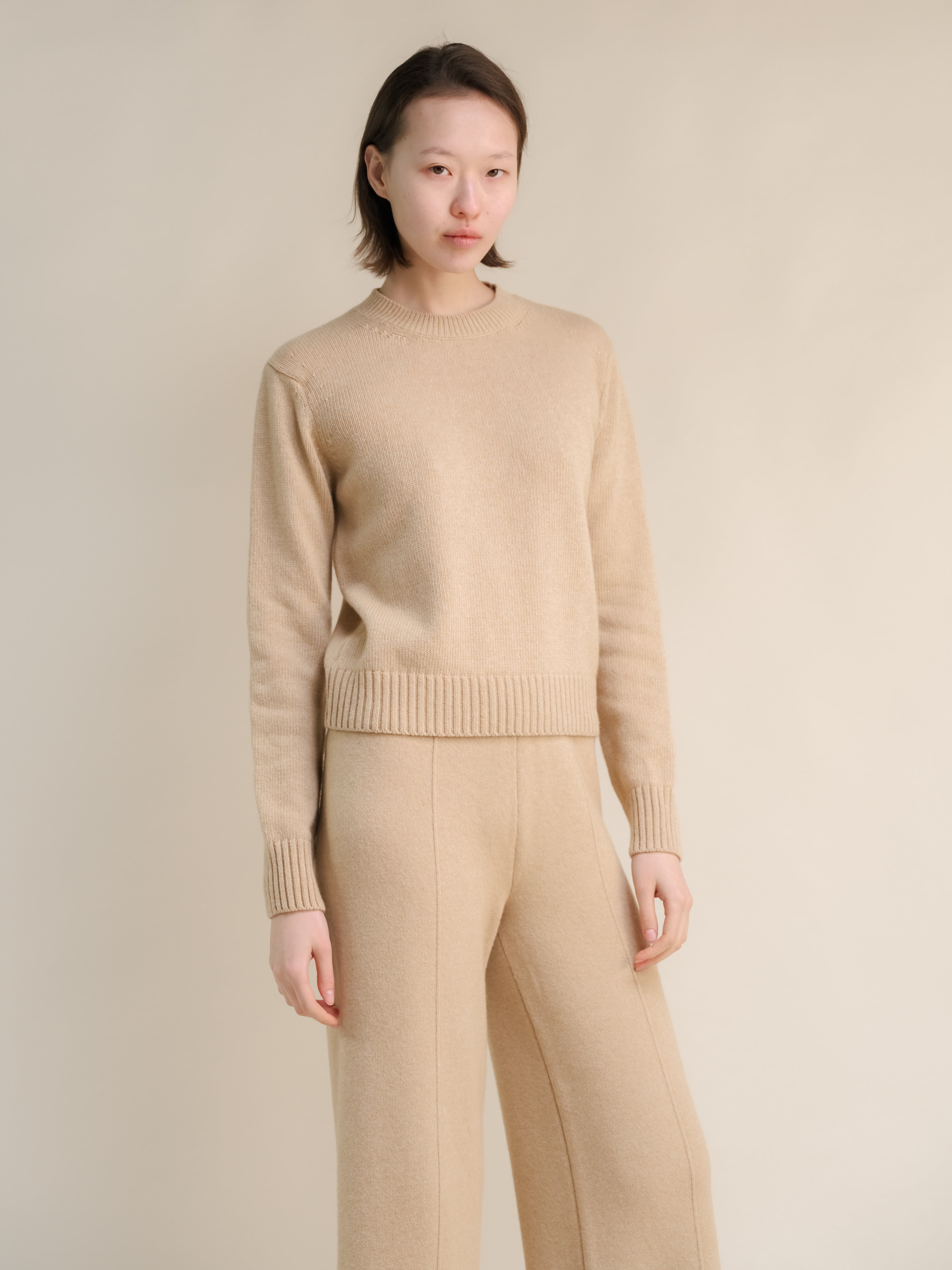 Cashmere Mix Crewneck Sweater