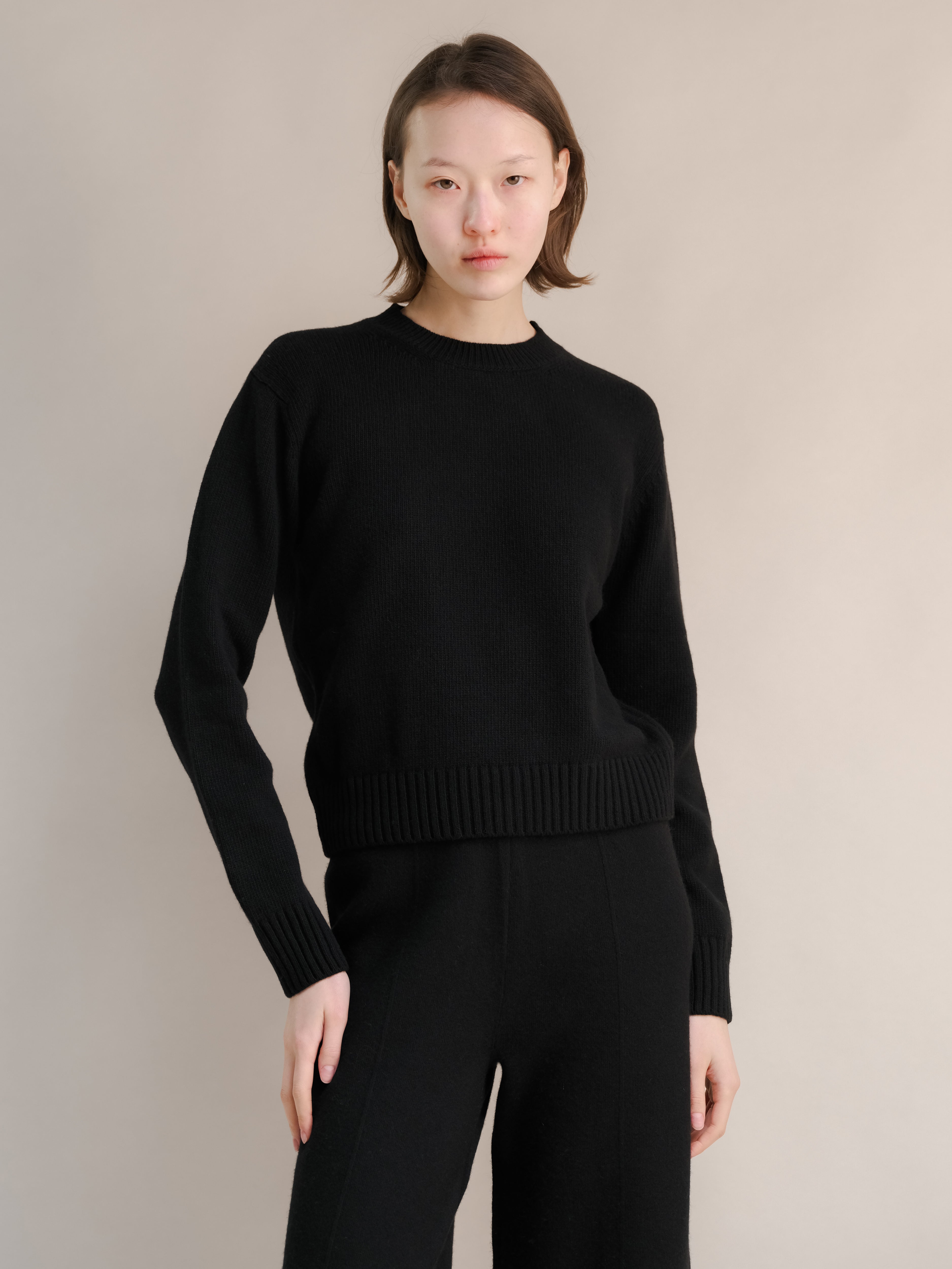 Cashmere Mix Crewneck Sweater