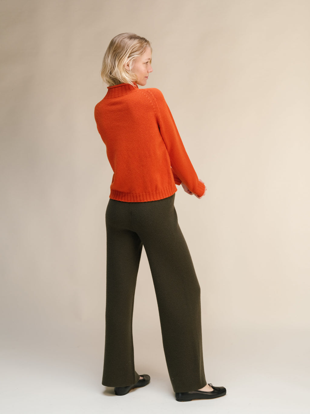 Cashmere Mix Cable "Ricciolo" Sweater (3D-Knit)