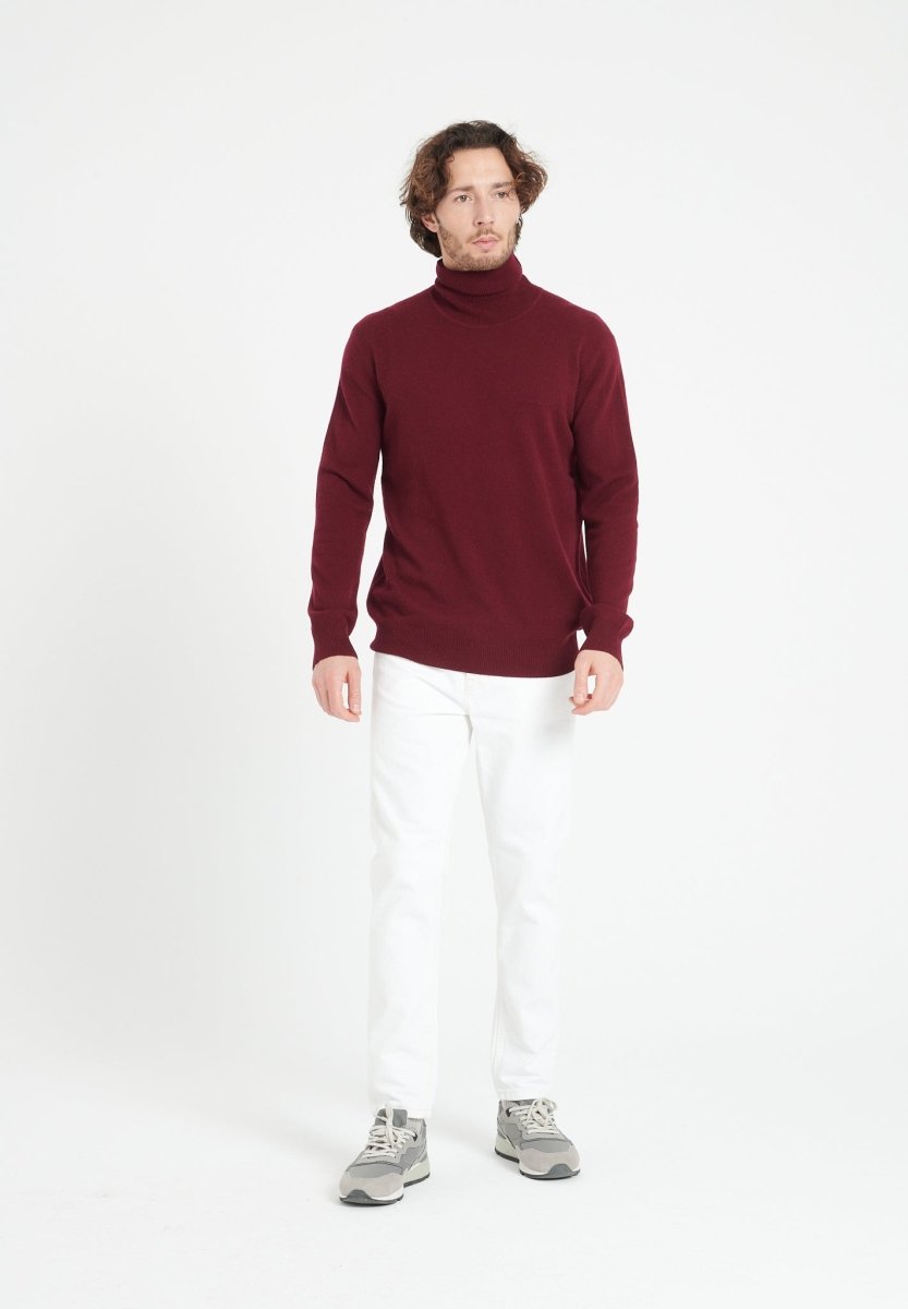 Turtleneck Cashmere Sweater – Lightweight Warmth
