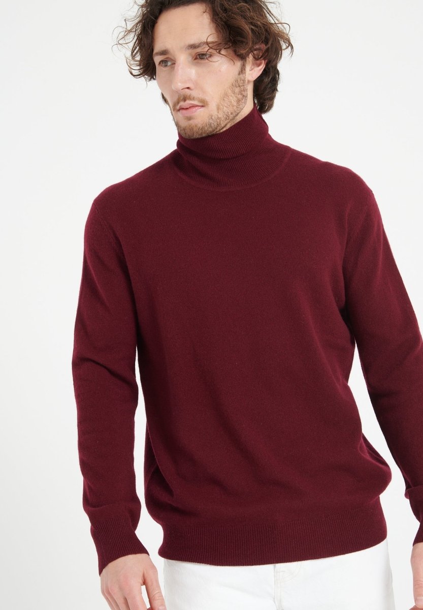 Turtleneck Cashmere Sweater – Lightweight Warmth