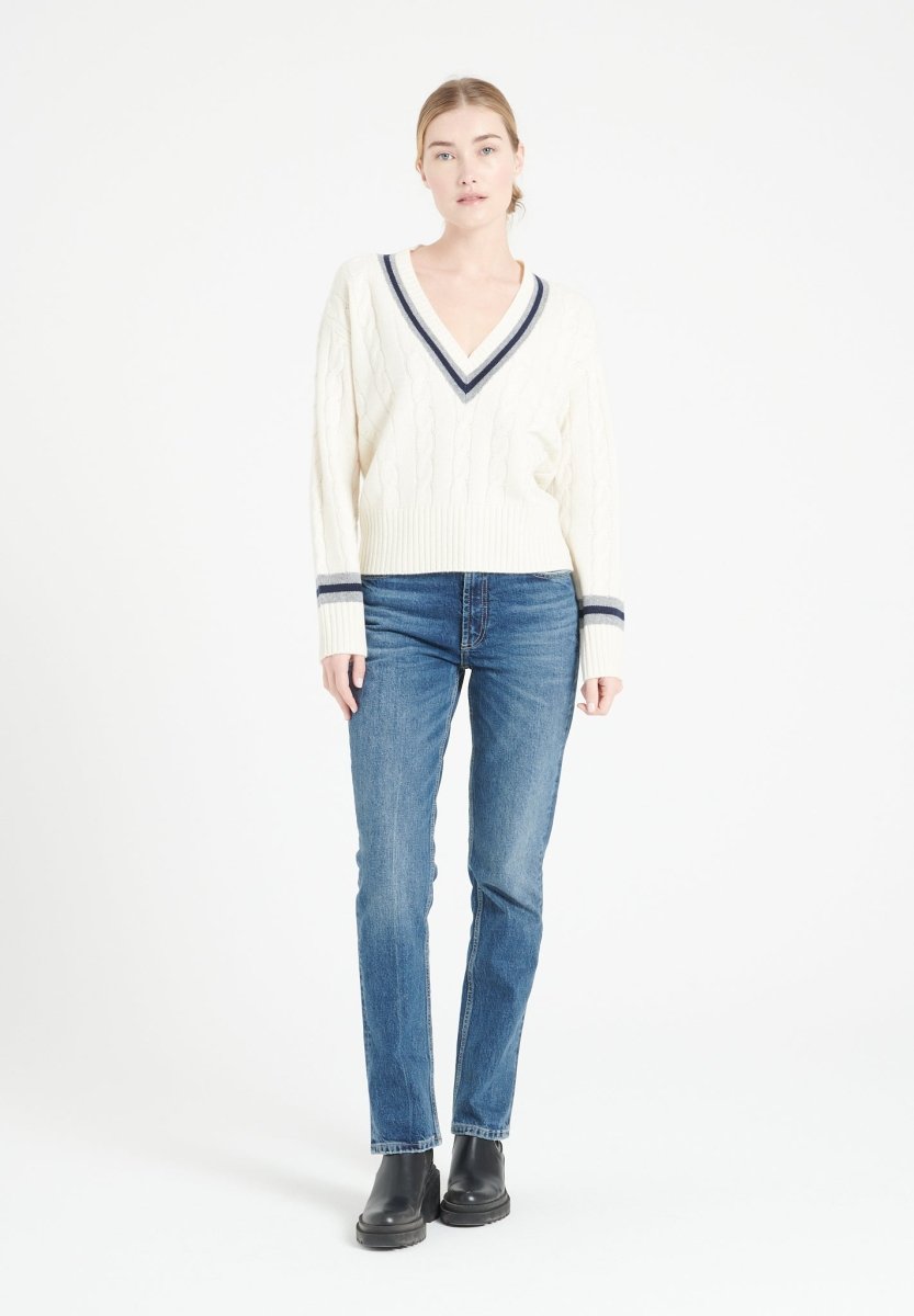 V-Neck Sweater – 6-Ply Cashmere Luxury