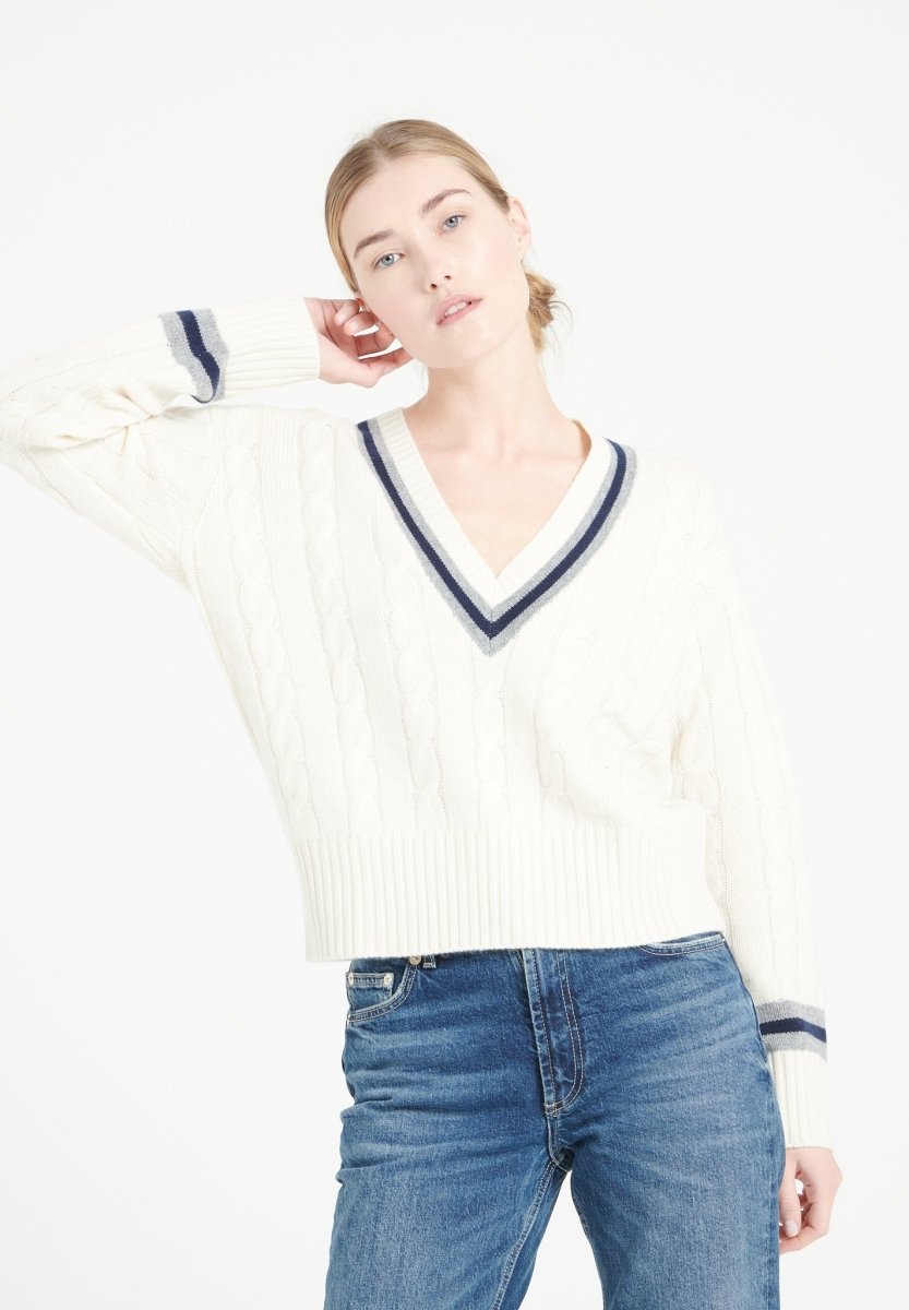 V-Neck Sweater – 6-Ply Cashmere Luxury
