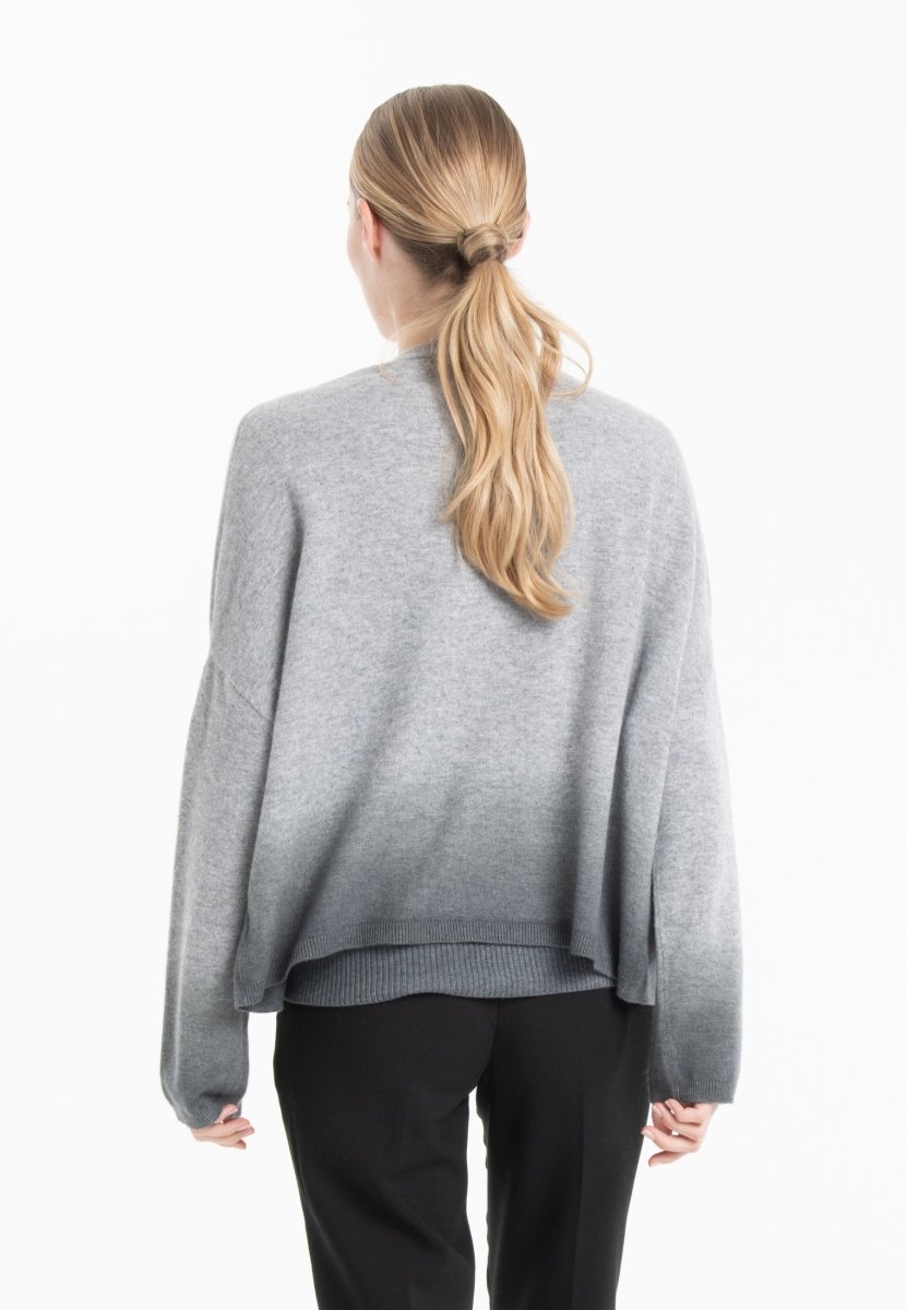 Shawl-Collar Jacket – Trendy Tie & Dye Cashmere
