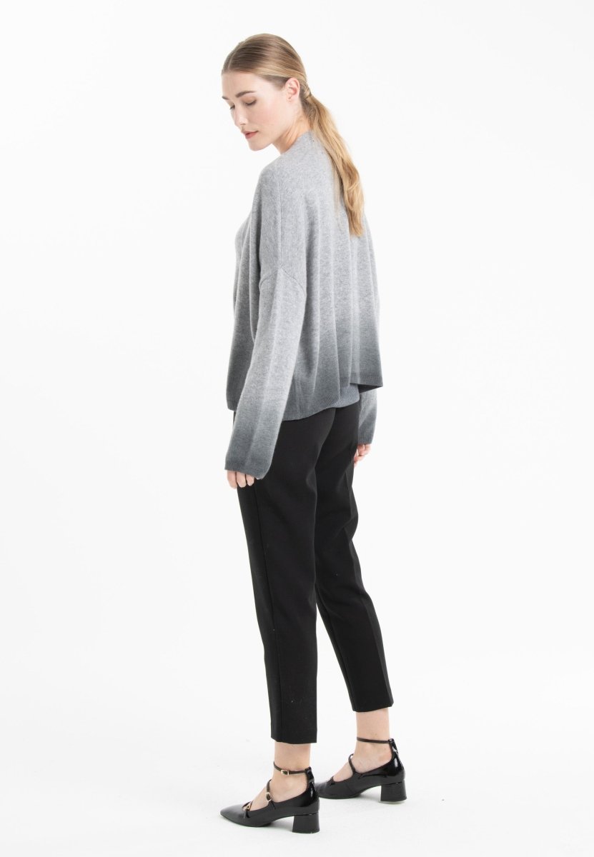 Shawl-Collar Jacket – Trendy Tie & Dye Cashmere